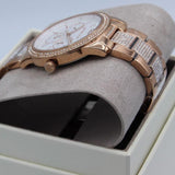  Shop Authentic Michael Kors Tibby Chronograph White Dial Rose Gold Steel Strap Watch For Men - MK7293 - Luxxuri