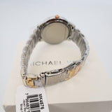  Shop Authentic Michael Kors Tibby Three Hand Crystals Silver Dial Two Tone Steel Strap Watch for Women - MK4576 - Luxxuri