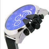  Shop Authentic Diesel Mega Chief Quartz Black Dial Grey Leather Strap Watch For Men - DZ4523 - Luxxuri