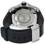  Shop Authentic Gucci Dive Quartz Kingsnake Black Dial Black Rubber Strap Watch For Men - YA136217 - Luxxuri
