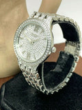  Shop Authentic Bulova Crystal Collection Silver Dial Silver Steel Strap Watch for Women - 96L243 - Luxxuri