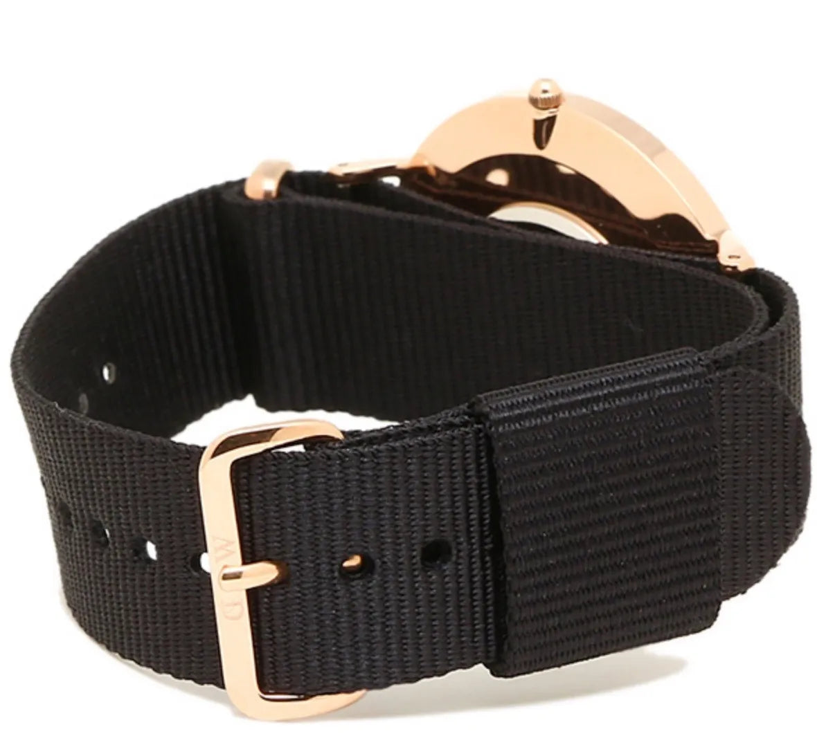  Shop Authentic Daniel Wellington Classic Cornwall Black Dial Black Nylon Strap Watch For Women - DW00100148 - Luxxuri