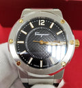  Shop Authentic Salvatore Ferragamo F-80 Black Dial Black Rubber Strap Watch For Men - SFHY00120 - Luxxuri