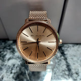  Shop Authentic Michael Kors Pyper Quartz Rose Gold Dial Rose Gold Mesh Strap Watch For Women - MK4340 - Luxxuri