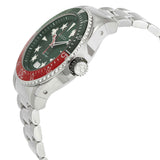  Shop Authentic Gucci Dive Quartz Green Dial Silver Steel Strap Watch For Men - YA136222 - Luxxuri