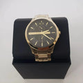  Shop Authentic Armani Exchange Hampton Chronograph Black Dial Gold Steel Strap Watch For Men - AX2122 - Luxxuri