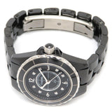  Shop Authentic Chanel J12 Diamonds Black Dial Black Steel Strap Watch for Women - J12 H2569 - Luxxuri
