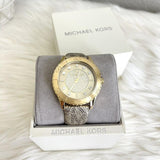  Shop Authentic Michael Kors Runway Three Hand Quartz Gold Dial Brown Leather Strap Watch For Women - MK6999 - Luxxuri