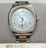 Shop Authentic Michael Kors Bryn Quartz Blue Dial Two Tone Steel Strap Watch For Women - MK6136 - Luxxuri