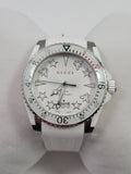  Shop Authentic Gucci Dive Quartz White Dial White Rubber Strap Watch For Men - YA136337 - Luxxuri