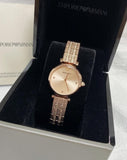  Shop Authentic Emporio Armani Gianni T Bar Quartz Rose Gold Dial Rose Gold Steel Strap Watch For Women - AR11342 - Luxxuri