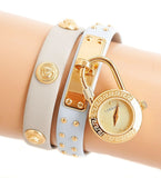  Shop Authentic Versace Medusa Lock Icon Quartz White Dial Blue Leather Strap Watch for Women - VEDW00419 - Luxxuri