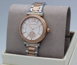  Shop Authentic Michael Kors Abbey Three-Hand White Dial Two Tone Steel Strap Watch for Women - MK4616 - Luxxuri
