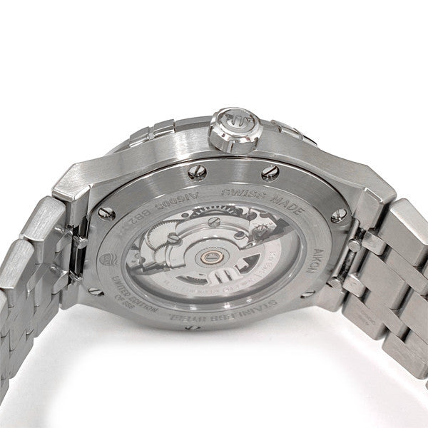  Shop Authentic Maurice Lacroix Aikon Automatic Limited Summer Edition Blue Dial Silver Steel Strap Watch For Men - AI6008-SS00F-431-1 - Luxxuri