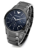 Shop Authentic Emporio Armani Renato Chronograph Quartz Blue Dial Grey Steel Strap Watch For Men - AR2505 - Luxxuri
