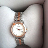  Shop Authentic Gucci G Timeless Diamonds Mother of Pearl Dial Two Tone Mesh Bracelet Watch For Women - YA126514 - Luxxuri