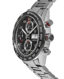 Shop Authentic Tag Heuer Carrera Chronograph Black Dial Silver Steel Strap Watch for Men - CBN2A1AA.BA0643 - Luxxuri