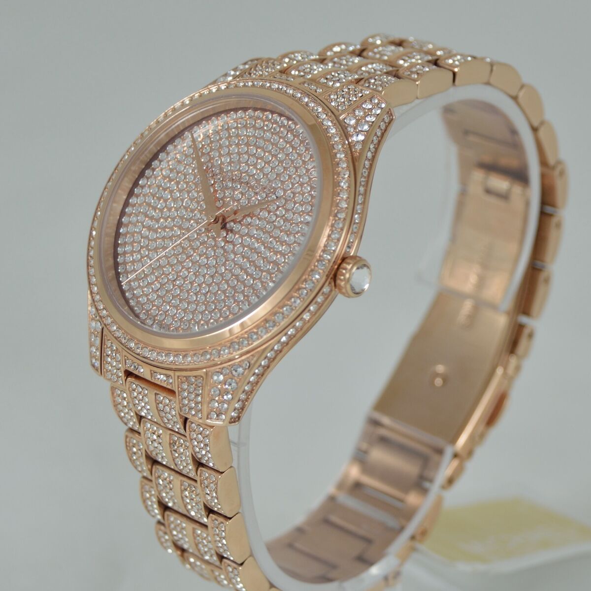  Shop Authentic Michael Kors Lauryn Crystals Rose Gold Dial Rose Gold Steel Strap Watch For Women - MK3931 - Luxxuri