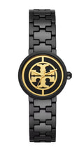 Tory Burch Reva Black Dial Black Steel Strap Watch for Women - TBW4038
