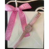  Shop Authentic Swarovski Passage Chrono Pink Dial Pink Leather Strap Watch for Women - 5580352 - Luxxuri