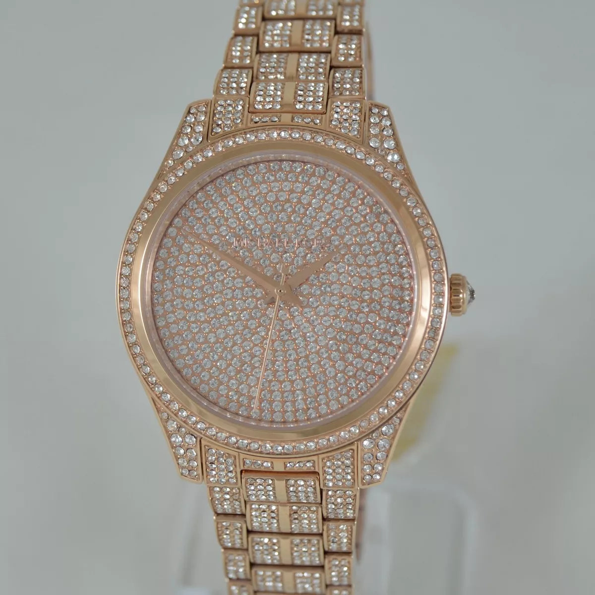  Shop Authentic Michael Kors Lauryn Crystals Rose Gold Dial Rose Gold Steel Strap Watch For Women - MK3931 - Luxxuri