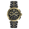  Shop Authentic Versace Aion Chronograph Black Dial Black Steel Strap Watch for Men - VE1D01620 - Luxxuri