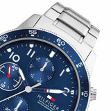  Shop Authentic Tommy Hilfiger Jimmy Chronograph Quartz Blue Dial Silver Steel Strap Watch For Men - 1791949 - Luxxuri