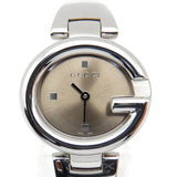 Shop Authentic Gucci Guccissima Quartz Diamonds Brown Dial Silver Steel Strap Watch For Women - YA134503 - Luxxuri
