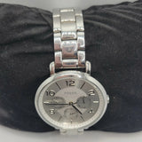  Shop Authentic Fossil Jacqueline Silver Dial Silver Steel Strap Watch for Women - ES3664 - Luxxuri