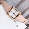  Shop Authentic Michael Kors Lake Quartz White Dial Pink Leather Strap Watch For Women - MK2763 - Luxxuri