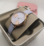  Shop Authentic Fossil Jacqueline Purple Dial Purple Leather Strap Watch for Women - ES4814 - Luxxuri