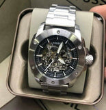  Shop Authentic Fossil Modern Machine Automatic Silver Dial Silver Steel Strap Watch for Men - ME3081 - Luxxuri