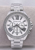  Shop Authentic Michael Kors Wren Chronograph Silver Dial Silver Steel Strap Watch for Women - MK7429 - Luxxuri