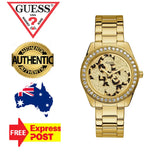  Shop Authentic Guess G Twist Diamonds Gold Dial Gold Steel Strap Watch For Women - W1201L2 - Luxxuri