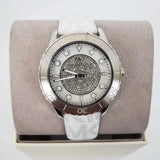  Shop Authentic Michael Kors Runway Three Hand White Dial White Leather Strap Watch For Women - MK6998 - Luxxuri