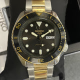  Shop Authentic Seiko 5 Sports Automatic Special Creation Black Dial Two Tone Steel Strap Watch For Men - SRPK22 - Luxxuri