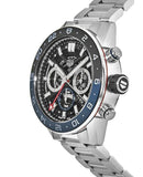  Shop Authentic Tag Heuer Carrera Chronograph Blue Dial Silver Steel Strap Watch for Men - CBG2A1Z.BA0658 - Luxxuri