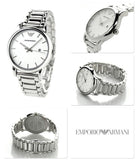  Shop Authentic Emporio Armani Classic Luigi Quartz Silver Dial Silver Steel Strap Watch For Men - AR1854 - Luxxuri