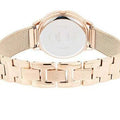 Guess Chelsea Mother of Pearl White Dial Rose Gold Mesh Strap Watch For Women - W0647L2