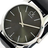  Shop Authentic Calvin Klein City Black Dial Black Leather Strap Watch for Men - K2G21107 - Luxxuri