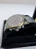  Shop Authentic Emporio Armani Luigi Quartz Chronograph Black Dial Green Mesh Bracelet Watch For Men - AR11115 - Luxxuri