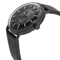  Shop Authentic Emporio Armani Aviator Chronograph Black Dial Black Leather Strap Watch For Men - AR60028 - Luxxuri