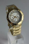  Shop Authentic Guess Vista Diamonds Gold Dial Gold Steel Strap Watch for Women - W13573L1 - Luxxuri