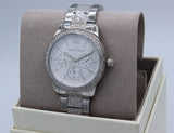  Shop Authentic Michael Kors Tibby Chronograph Silver Dial Silver Steel Strap Watch For Women - MK7294 - Luxxuri