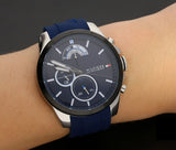  Shop Authentic Tommy Hilfiger Decker Quartz Blue Dial Blue Rubber Strap Watch for Men - 1791350 - Luxxuri