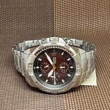  Shop Authentic Fossil Bronson Chronograph Red Dial Silver Steel Strap Watch for Men - FS5878 - Luxxuri