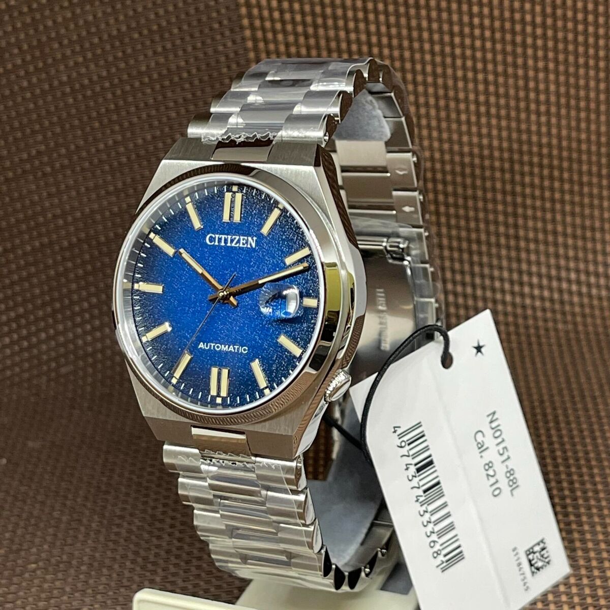  Shop Authentic Citizen Tsuyosa Automatic Dark Blue Dial Silver Steel Strap Watch For Men - NJ0151-88L - Luxxuri