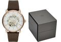  Shop Authentic Emporio Armani Meccanico Automatic White Dial Brown Leather Strap Watch For Men - AR60027 - Luxxuri