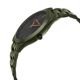  Shop Authentic Michael Kors Slim Runway Quartz Black Dial Green Steel Strap Watch For Men - MK8715 - Luxxuri
