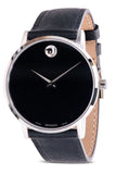  Shop Authentic Movado Museum Classic Black Dial Black Leather Strap Watch for Men - 0607194 - Luxxuri